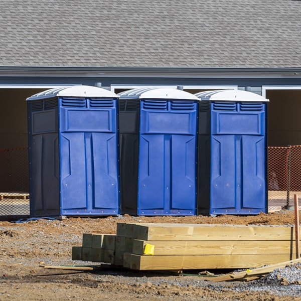 how often are the portable toilets cleaned and serviced during a rental period in Spofford New Hampshire